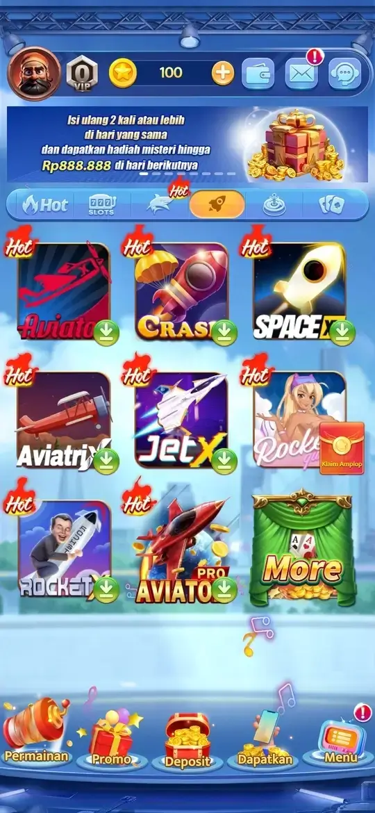 68IDN APK tampilan utama